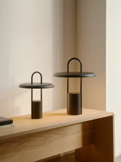 Best Stelton Pier LED-lamp portable 25 cm, Black