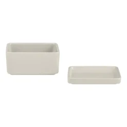 Butter Dishes^Blomus Pilar butter dish - storage box 250 ml, Moonbeam Beige