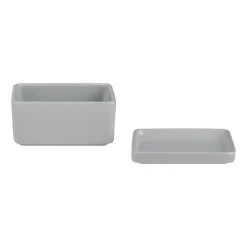 Butter Dishes^Blomus Pilar butter dish - storage box 250 ml, Mirage Grey