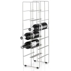 New Blomus Pilare wine rack 12 bottles, Steel Silver-coloured