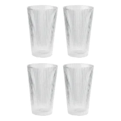 New Stelton Pilastro drinking glass 35 cl 4-pack, Clear Transparent