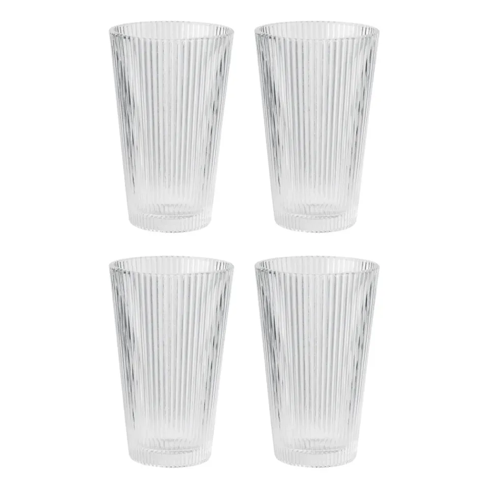 New Stelton Pilastro drinking glass 35 cl 4-pack, Clear Transparent