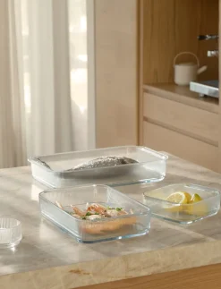 Oven Dishes^Stelton Pilastro ovenproof dish 17.3x19.7 cm, Clear Transparent