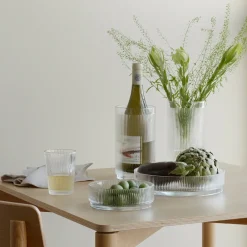 Stelton Pilastro serving bowl Ø23 cm, Clear Transparent