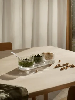 Outlet Stelton Pilastro tapas set 4 parts, Clear Transparent