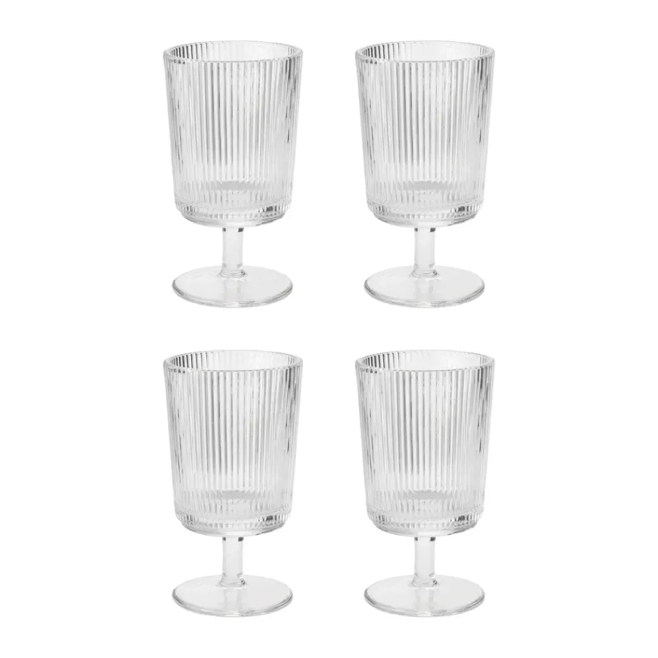 Wine Glasses^Stelton Pilastro wine glass 18 cl 4-pack, Clear Transparent