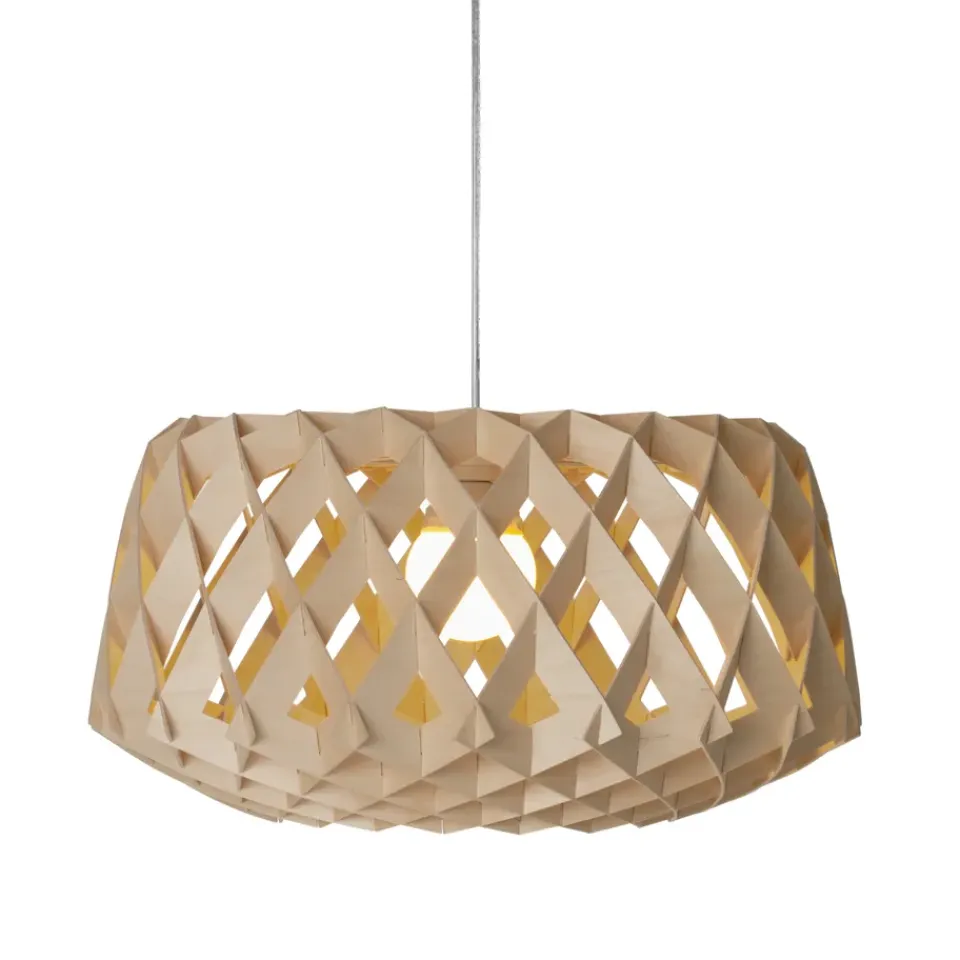 Children's Lamps^Pilke Signature pendant lamp Ø60 cm, birch BeigeBrown