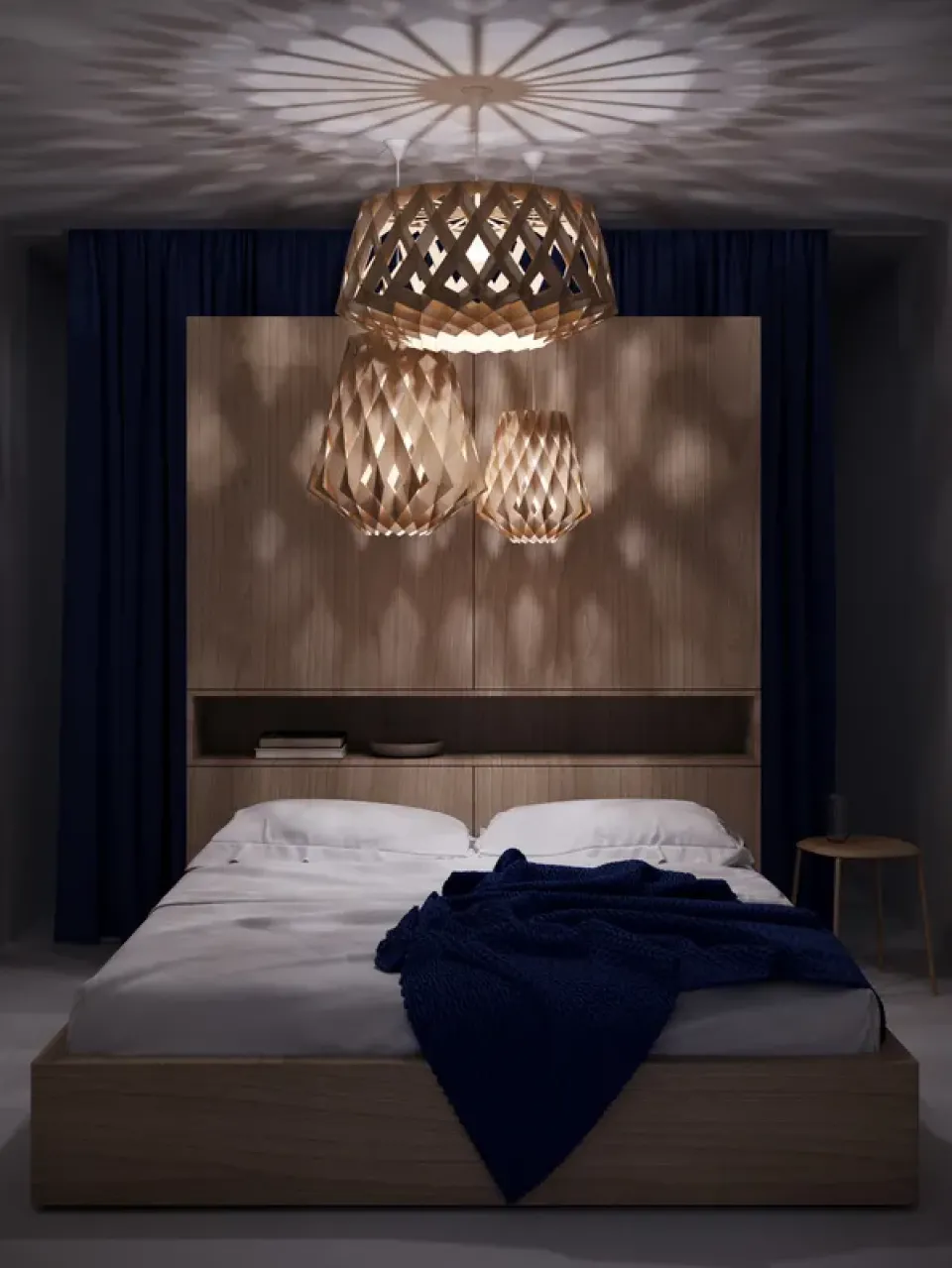 Children's Lamps^Pilke Signature pendant lamp Ø60 cm, birch BeigeBrown