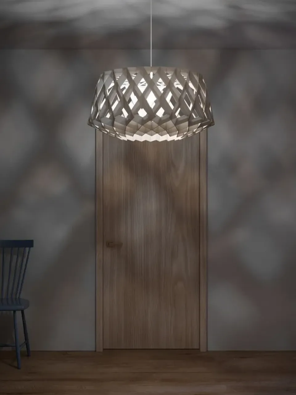 Children's Lamps^Pilke Signature pendant lamp Ø60 cm, birch BeigeBrown
