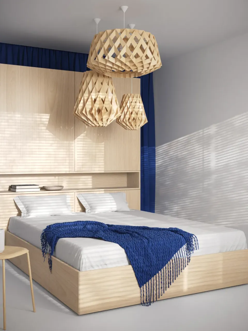 Children's Lamps^Pilke Signature pendant lamp Ø60 cm, birch BeigeBrown