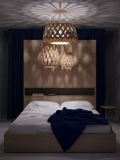 Children's Lamps^Pilke Signature pendant lamp Ø60 cm, birch BeigeBrown