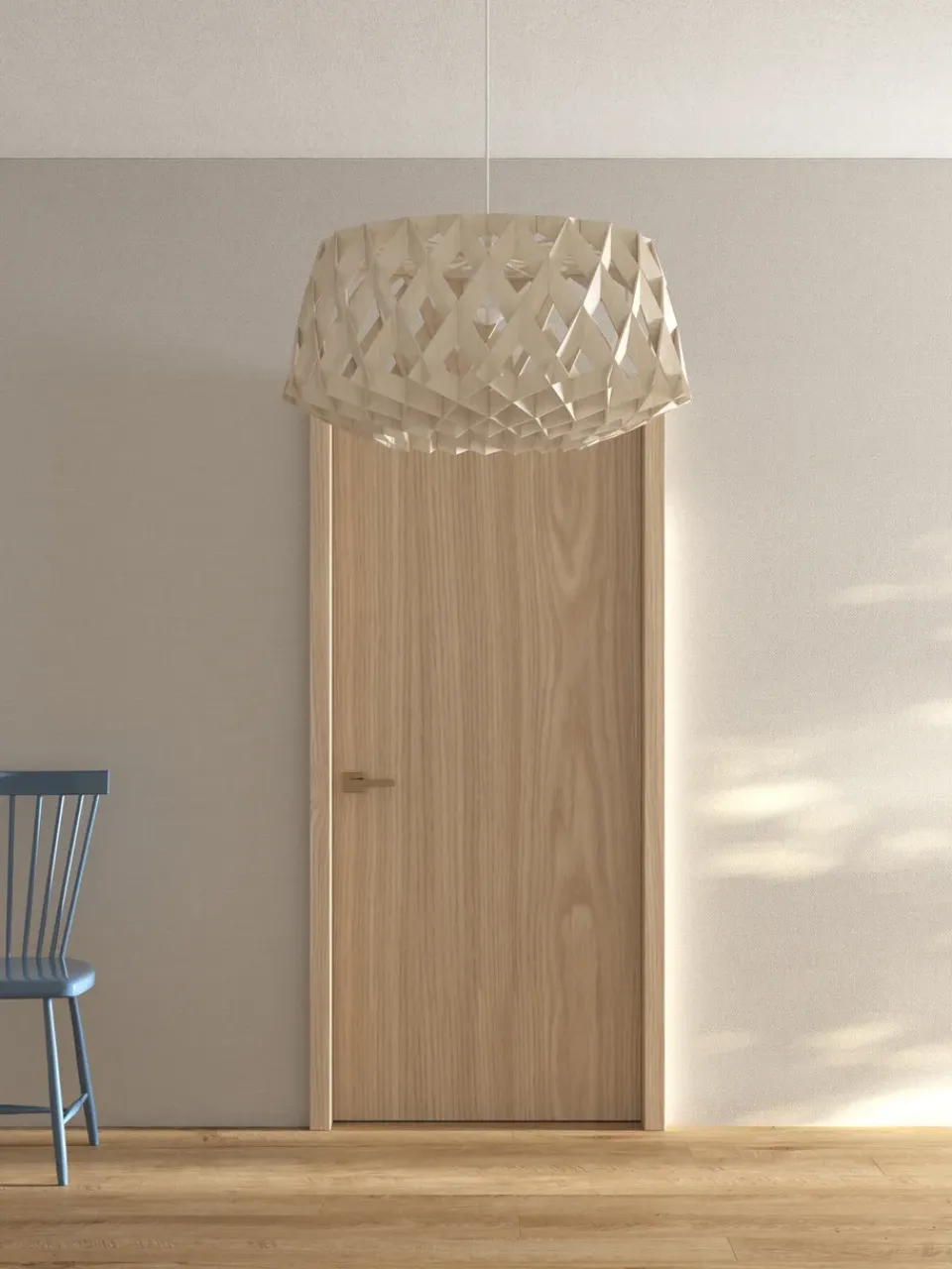 Children's Lamps^Pilke Signature pendant lamp Ø60 cm, birch BeigeBrown