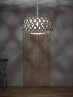 Children's Lamps^Pilke Signature pendant lamp Ø60 cm, birch BeigeBrown