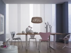 Children's Lamps^Pilke Signature pendant lamp Ø60 cm, birch BeigeBrown