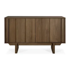 Online Ethnicraft Pillar sideboard, Wild teak, 119 cm Brown