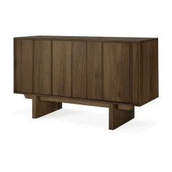 Online Ethnicraft Pillar sideboard, Wild teak, 119 cm Brown