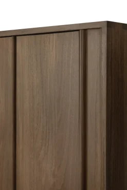 Online Ethnicraft Pillar sideboard, Wild teak, 119 cm Brown