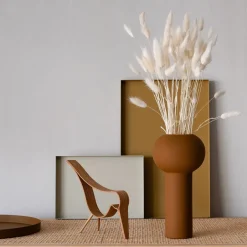Vases^Cooee Design Pillar vase 24 cm, coconut Brown