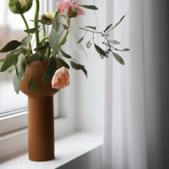 Vases^Cooee Design Pillar vase 24 cm, coconut Brown
