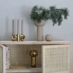 Outlet Cooee Design Pillar vase 32 cm, Sand Beige