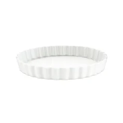 Round Flat Oven & Flan Dishes^Pillivuyt flan dish round , Ø 13.5 cm White