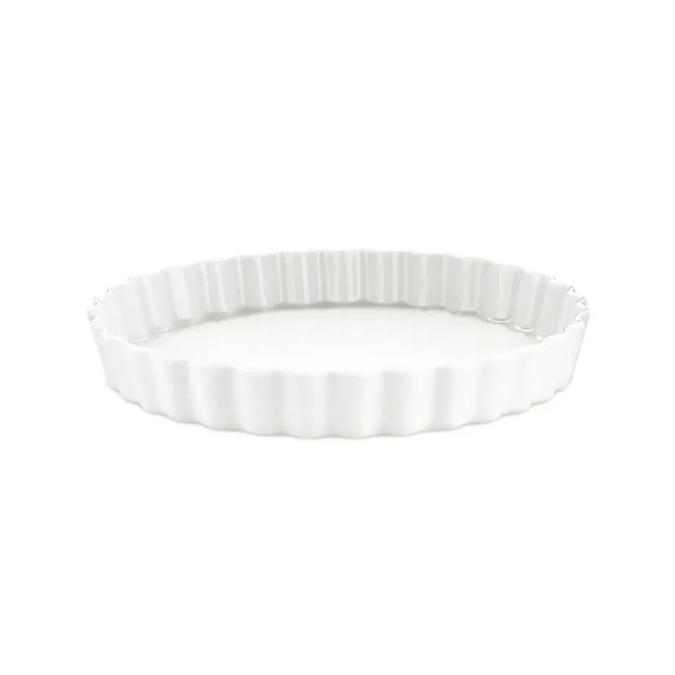 Round Flat Oven & Flan Dishes^Pillivuyt flan dish round , Ø 13.5 cm White