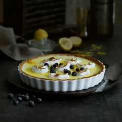 Round Flat Oven & Flan Dishes^Pillivuyt flan dish round , Ø 13.5 cm White