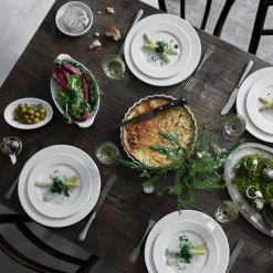 Round Flat Oven & Flan Dishes^Pillivuyt flan dish round , Ø 24 cm White