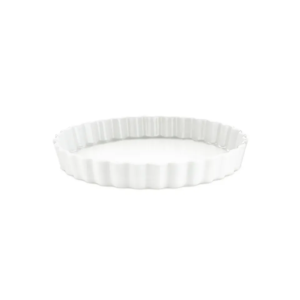 Round Flat Oven & Flan Dishes^Pillivuyt flan dish round , Ø 11 cm White