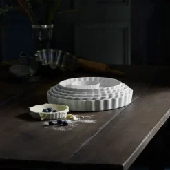 New Pillivuyt flan dish round , Ø 29 cm White
