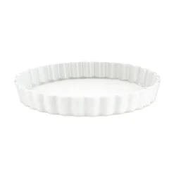 Round Flat Oven & Flan Dishes^Pillivuyt flan dish round , Ø 25 cm White