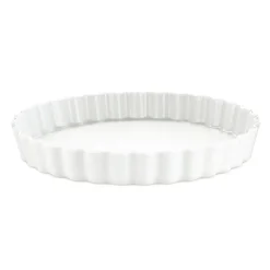 Outlet Pillivuyt flan dish round , Ø 27.5 cm White