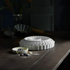 Outlet Pillivuyt flan dish round , Ø 27.5 cm White