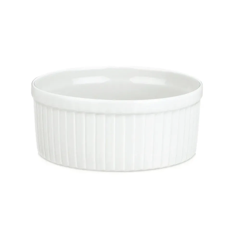 Oven Dishes^Pillivuyt sufflé bowl 30 cl, White