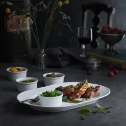 Oven Dishes^Pillivuyt sufflé bowl 30 cl, White