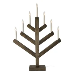 Advent Lights|Window Lights^Scandi Living Pine advent candle 62 cm, Dark oil Brown