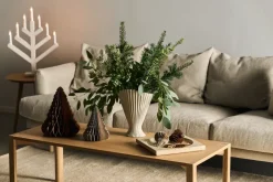 Advent Lights|Window Lights^Scandi Living Pine advent candle 62 cm, washed White