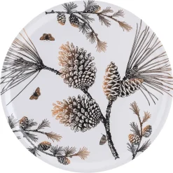 Trays^Åry Home Pine Cone tray Ø 38 cm, Cotton White