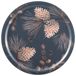 Sale Åry Home Pine Cone tray Ø 49 cm, Thunder Blue