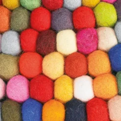 Children's Rugs|Round Rugs^HAY Pinocchio rug round, , 90 cm Multi