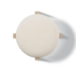 Stools^Fredericia Furniture Pioneer low stool, Hallingdal 200-lacquered oak Beige