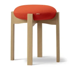 Online Fredericia Furniture Pioneer low stool, Vidar 542-lacque oak Red