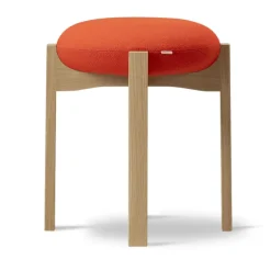 Online Fredericia Furniture Pioneer low stool, Vidar 542-lacque oak Red