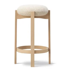 Bar Stools^Fredericia Furniture Pioneer stool high, Zero 0001-lacquered oak Beige