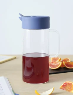 Outlet RIG-TIG PIP servering jug 1.4 L, Dark blue BlueTransparent
