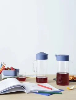 Outlet RIG-TIG PIP servering jug 1.4 L, Dark blue BlueTransparent