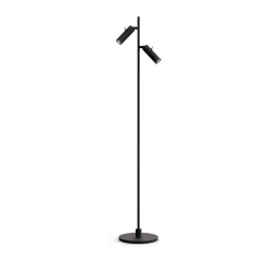 Discount Herstal Pipeline floor lamp, Matte , double Black