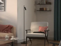 Floor Lamps^Herstal Pipeline floor lamp, Matte Black