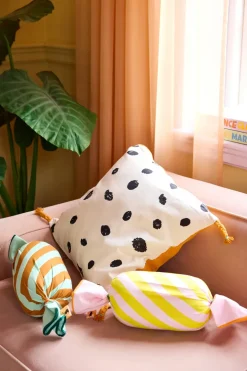 Kid's Concept Pippi caramel cushion, Green