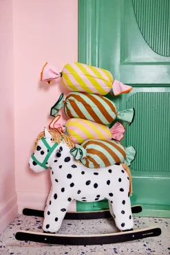 Kid's Concept Pippi caramel cushion, Green